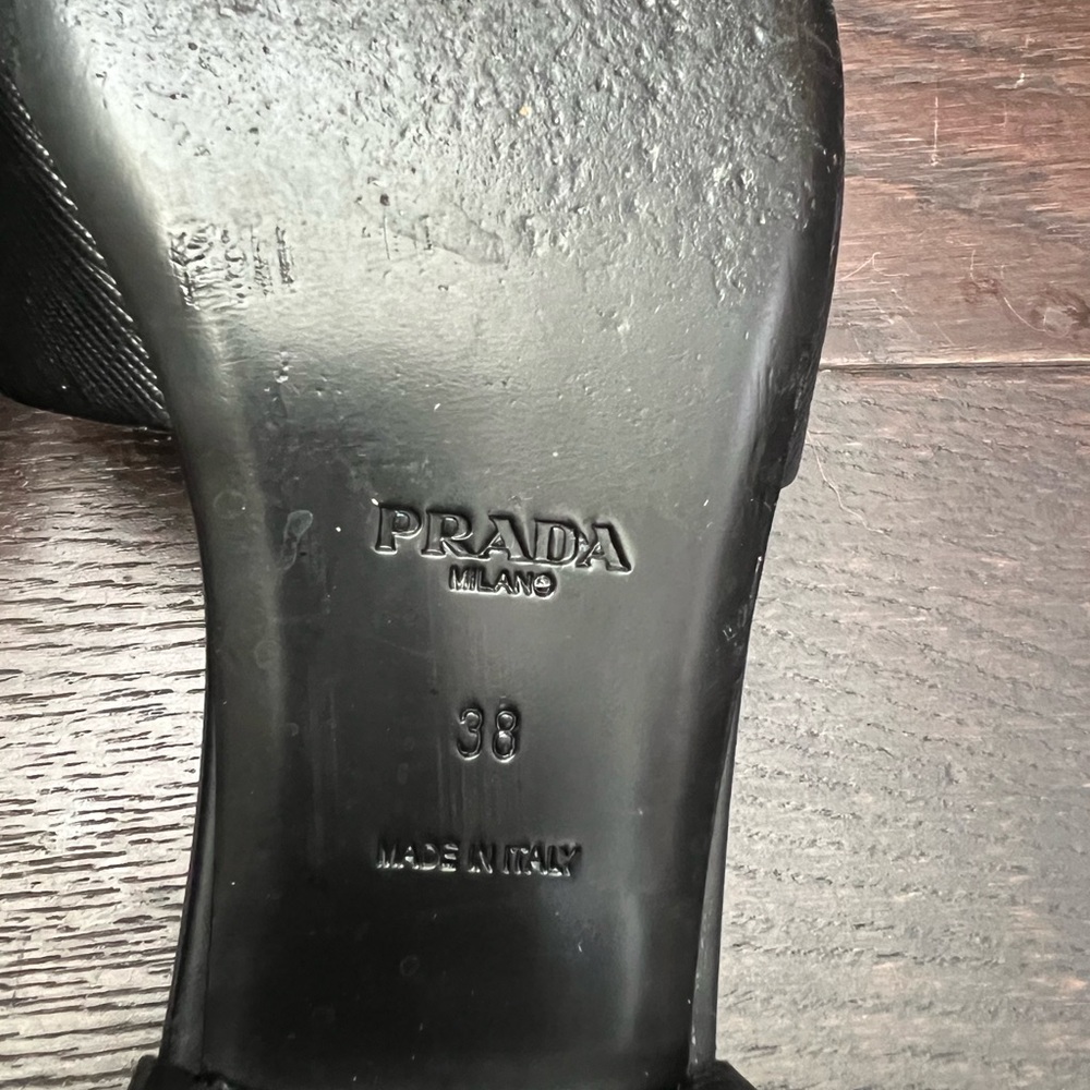 Black Prada Slide Sandal - Picture 8 of 8